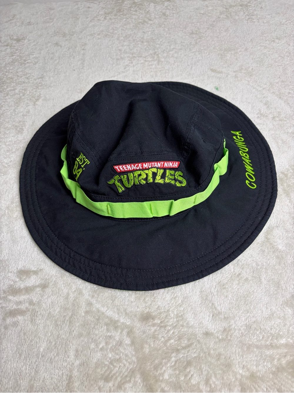 NWT TMNT Teenage Mutant Ninja Turtles Black Bucket Hat Cowabunga Unisex